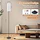 HANDSONIC LED Stehlampe,WIFI RGBCW Stehlampe Wohnzimmer,9W E27 Dimmbar Stehlampe,Stehleuchte mit APP,Arbeiten Sie mit Alexa & Google Assistant,DIY-Modus,Musikmodus & Timing-Funktion (Weiß)