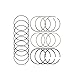 Oversize +0.50MM Engine Piston Ring Set Fits for 2012-2017 Hyundai Accent Kia Rio Veloster 1.6L, Replace 23041-2B600, 23041-2B620, 23041-2B610