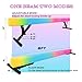 FC FUNCHEER Adjustable balane Beam for Kids - 8FT Gymnastics Beam - high and Low Floor Beam for All Gymnastic Levels-Professional Gymnastic Equipment for Home and Gym Center (Gradient Rainbow, 7