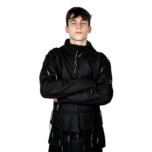 Doublet d'armement XVe siècle pourpoint gambeson matelassé coton