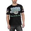 Man's Y.E.S Rock Band T-Shirts Casual Summer Tees Crewneck Short Sleeve Shirts with Multi-Side Prints Multicoloured M #1