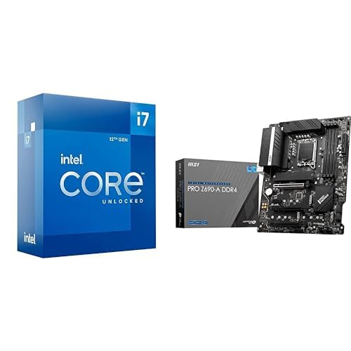 Intel 12700K CPU and PRO Z690-A DDR4 Motherboard Bundle : Amazon