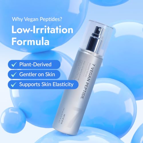 Image of MIZON 7 Vegan Peptide Booster Serum Korean Anti-Aging Face Serum with Niacinamide & Hyaluronic Acid Hydrating Firming & Smoothing Skincare for Fine Lines & Skin Repair - 150 ml