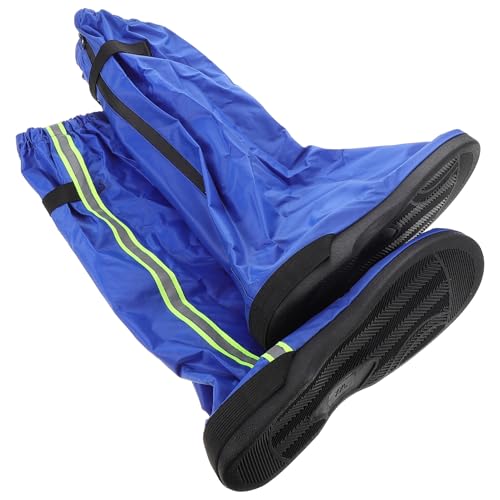 Cubiertas impermeables para calzado Happyyami, 1 par, para hombre y mujer, resistentes al desgaste, para días lluviosos y actividades al aire libre miniatura 3