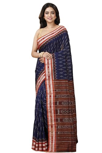 NUAPATANAPATA Women's Sambalpuri Odisha Handloom Handmade Pure Co...