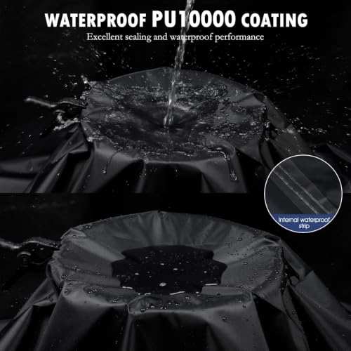 Image of Pontoon Boat Cover 18'6''-20'1'', Heavy Duty 900D Marine Grade Waterproof