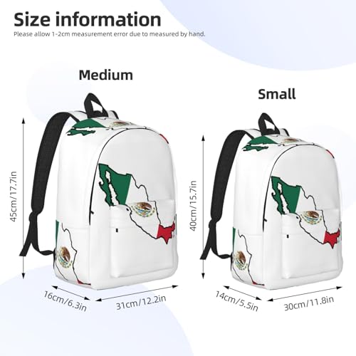 Mochila porta ordenador EdWal con estampado de mapa resistente al agua 4