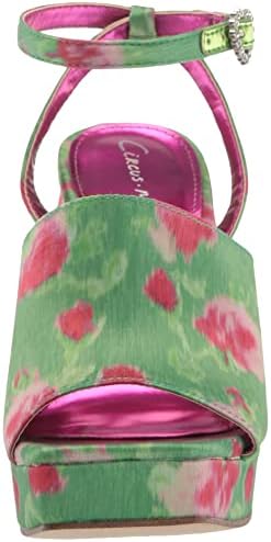 Circus NY by Sam Edelman Women's Miranda Jewel Platform Sandal, Green Pink Multi, 8.5 | Image 1