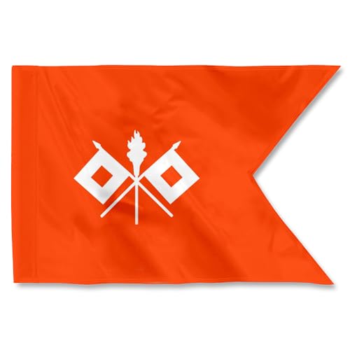 Fyon Custom Signal Corps Guidon flag US Military Guidons Personalize Flags Double sided 3ply 20x27inch Banner