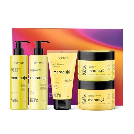 Kit Experiência Banho Dia A Dia C/ 5 Itens Maracujá Labotrat