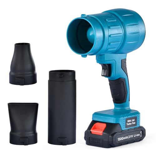 Soplador Jet Fan 35000 RPM de 21 V, soplador de Nieve,...