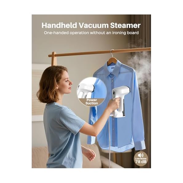 Sweepulire-Vacuum-Steamer-for-Clothes-3500Pa-Suction-Handheld-Clothes-Steamer-3-Modes-LED-Display-Portable-Travel-Steamers-for-Clothes-Steaming-Ironing-2-In-1-for-110-120V