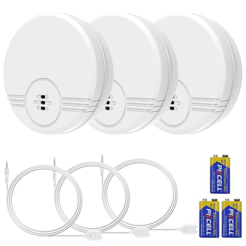 Detector de Agua 3 Pack, Sensor Fugas de Agua,135dB...