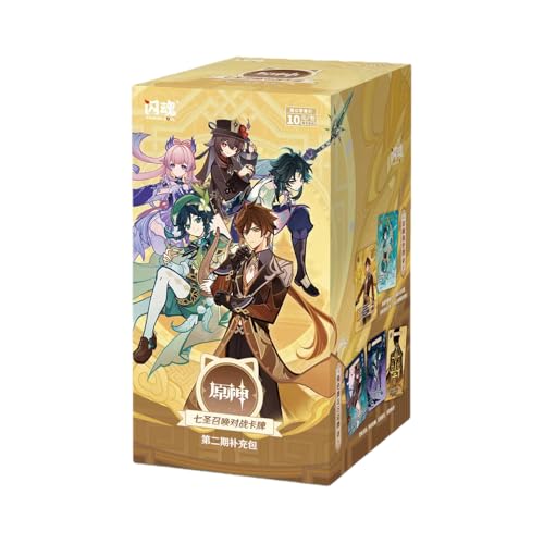 原神 七聖召喚 拡張パック Vol.2 ボックストレーディングカードゲーム 公式 正規品 TCG カードゲーム 中国語版 Genshin Impact シチセイショウカン コレクション プレイ用 海外版 (1ボックス Vol.2) [並行輸入品]のサムネイル