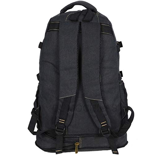 Mochila Acampamento Camping de Lona Grande 50 litros 3002