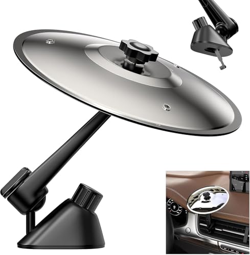 Auto Crash Becken,Mini Trommel Crash-Clip,Car Cymbal Air Vent,Lustiges Auto Mini Trommel Cymbals Musikinstrument,Autounfall Schlagzeug Musikinstrumente Ornamente,Für Alle Arten Von Fahrzeugen