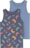 Unterhemd NKMTANK Doppelpack für Jungen, Organic Cotton