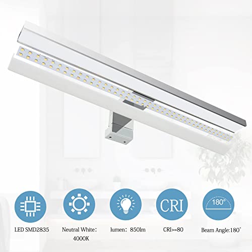 URing LED Lampada da Specchio 40cm 12w 850lm, Luce...