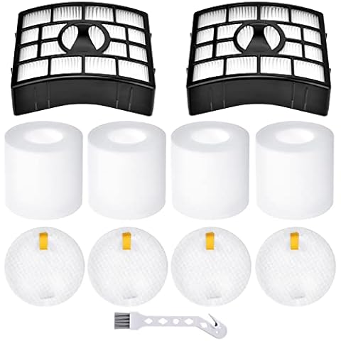 Ax950ukt Filter Replacement for Shark Rotator Powered Lift-Away AX950uk AZ950uk AZ950ukt NV650 NV650W NV651 NV652 NV750 NV751 NV752 NV753 NV831 NV835 AX950 AX951 AX952 Filters, Part # XFF650 & XHF650 Cover