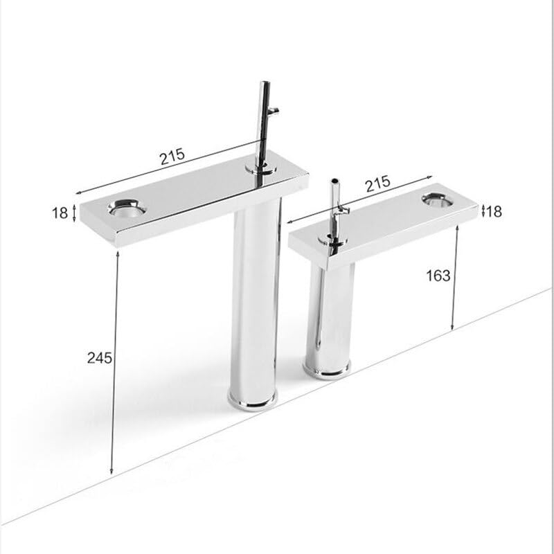 Mitigeur haut noir mat pour vasque salle de bain chic - 2