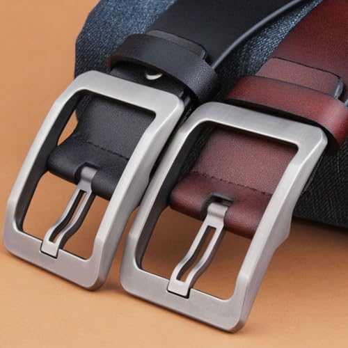 Retro Formal Men's Wide Belt, Large Size, Long Pure Cowhide Casual, Suitable for Casual Business Gifts3