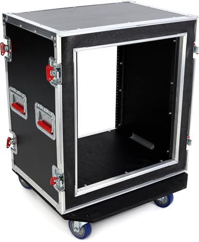 Gator�W���I�[�f�B�IRoad���b�N�L���X�^�[�t�� 12U Rack - Shock Mount with Casters G-TOUR SHK12 CA