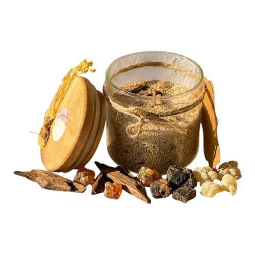 Bougie rituel Oud Louban éveil spirituel essences agape et soin énergétique maison