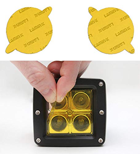 Lamin-x Custom Fit Yellow Fog Light Covers for Mazda Miata (99-05)