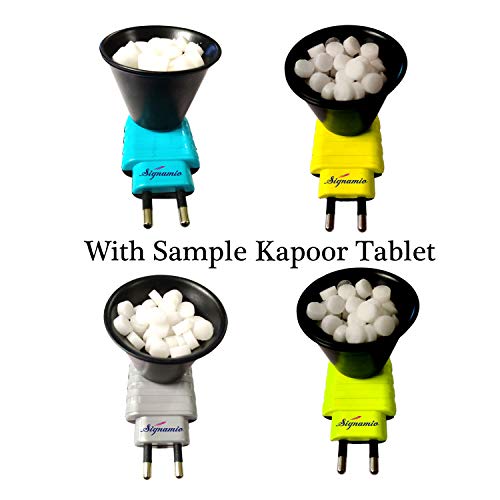 Signamio 4 Pack Of Camphor Burner Diffuser Kapoor Dani For Aroma Burner/Dhoop Dani/Karpuram/Electric Burner/Camphor Diffuser #TOP1