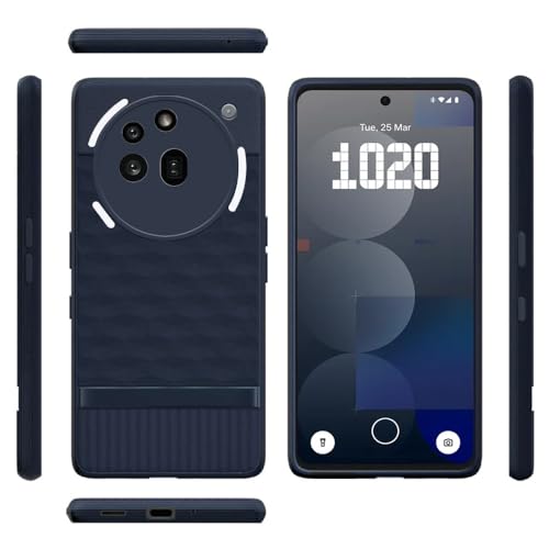 Image of Shockproof Case for Nothing Phone (3a) Pro 5G | Full Camera Protection | TPU Flexible Back Cover for Nothing Phone (3a) Pro 5G (Steel Blue)
