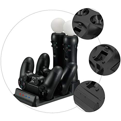 Mobestech Estação de carga de resfriamento multifuncional de prateleira de disco de controladores de