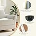 DUMOS Gold Circle Mirror for Wall 24 inch, Bathroom Round Mirror for Over Sink, Bathroom, Entryway, Bedroom, Vanity