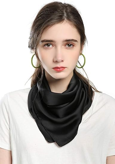 Womens Head Hair Scarf Like Satin Silk Scarf Sleeping Hair Wrapping Night 28“3