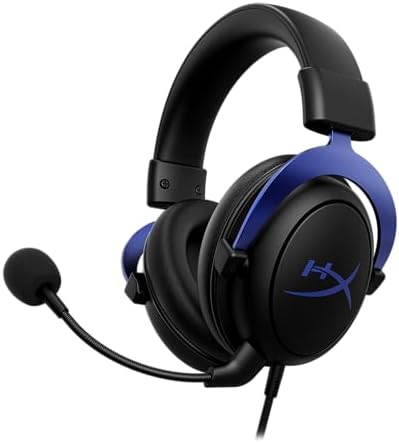 HyperX Cloud - Gaming Headset, Memory Foam Comfort, Noise-Cancelling mic, Durable Aluminum Frame