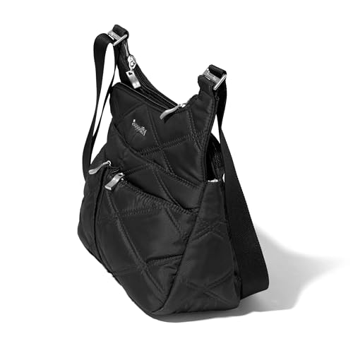 Image of Baggallini Crossbody Travel Bag 11x8.5 Lightweight Water-resistant Nylon Handbag