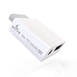 MAYFLASH Wii to HDMI Converter 1080P for Full HD Device, Wii HDMI Adapter with 3,5mm Audio Jack&HDMI Output Compatible with Wii, Wii U, HDTV, Monitor-Supports Wii Display Modes 720P, NTS