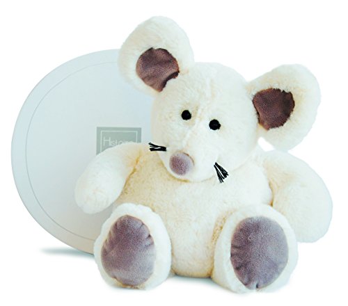 Doudou Souris Histoire d'Ours Boulidoux blanc cadeau de naissance idéal