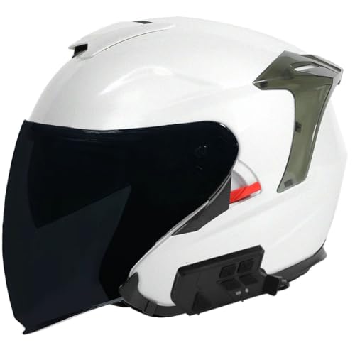 Cascos de moto bluetooth abiertos estilo vintage homologados ECE para scooter y ciclomotor