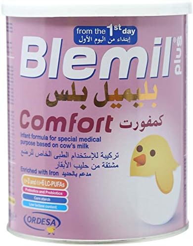 Blemil Plus Comfort Infant Formula Milk Powder | Comfort Formula for Colic, Gas & Sensitive Digestion Support & Gentle Easy-to-Digest Milk-Based Nutrition for Babies from Birth | 400g