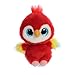 Aurora, 61084, YooHoo, Lora scarlet macaw, 15cm, peluche, rosso