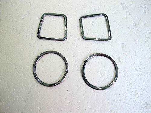 Yuzhongtian 2011-2016 For Jeep Patriot Compass Interior Accessories Trim Dashboard Air Outlet Covers 4Pcs #TOP3