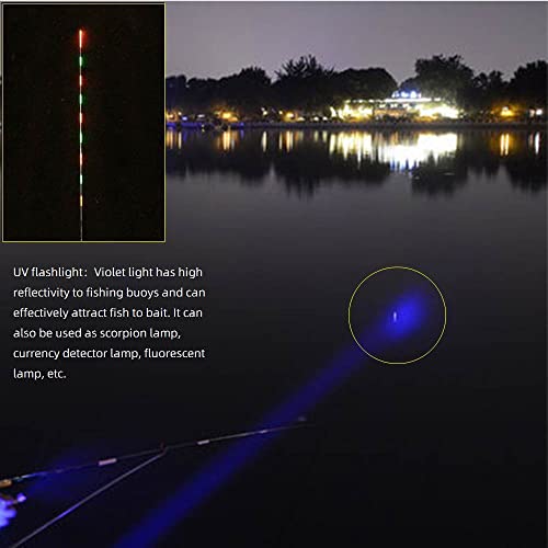 Alonefire Sv47 12W 365Nm Uv Flashlight Usb Rechargeable Long Range Ultraviolet Black Light Pet Urine Detector For Resin Curing, Fishing, Scorpion, Minerals With Uv Protective Glasses, Battery Included #TOP3