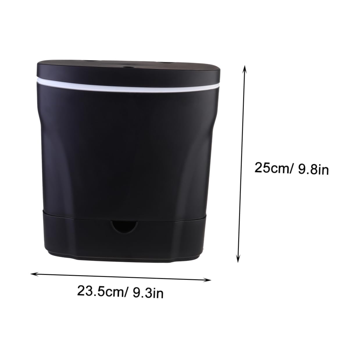 Poubelle De Voiture Boîte De Rangement Multifonctionnelle Poubelle Pour Véhicule Conteneur à Déchets Compact