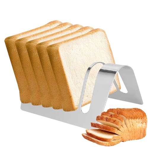 Estante para tostadas rectangular con rejilla de enfriamiento para pan 4
