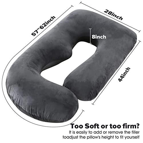 Elover MATERNITY PILLOW Pregnancy Must Haves Pregnancy Pillow U-Shaped Full Body Maternity Support Pillow For Pregnant Women thumb #4