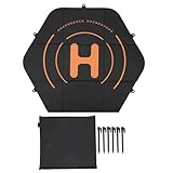 Pliable et portable : la plate-forme d'atterrissage pour drone est livrée avec un sac de rangement portable compact et exquis qui facilite les prises de vue en extérieur. La plate-forme d'atterrissage peut être rapidement repliée à la taille d'un ordinateur portable ordinaire, ce qui facilite le transport.