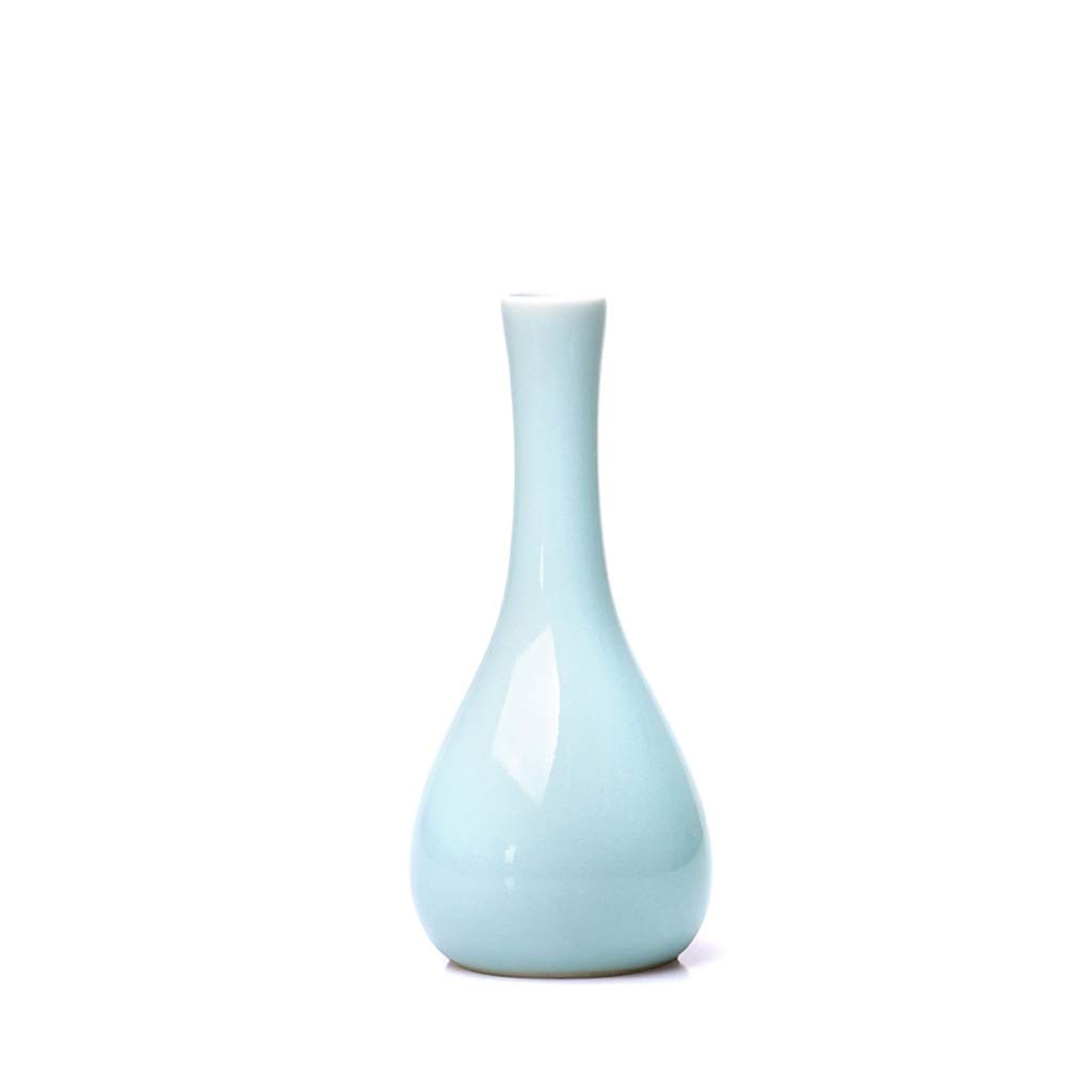 Bzgpmfud Bule Vase Desktop Ceramic Ornaments Living Room Flower Arrangement Creative Simple Small Porcelain(,S)