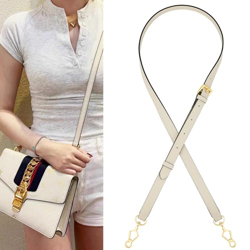 Image of Leather Purse Strap Replacement Crossbody Handbag Long Adjustable