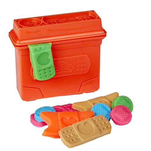 Play-Doh Care n Carry Vet Playset with Toy Dog, Carrier, 10 Tools, 5 Colours, Multicolor