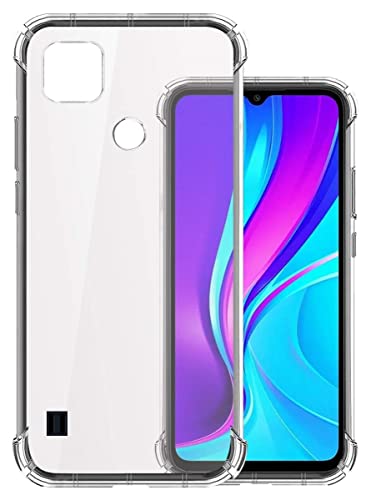 Image of COVERBLACK Silicone Back Cover for Realme C25Y- Transparent